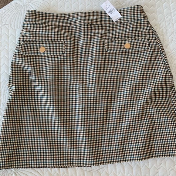 Checked shift skirt Clearance